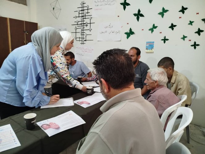 جلسات توعية وتثقيف للرّجال